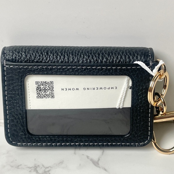 ❌SOLD❌ New Tory Burch Thea Flap Card Case Keychain Wallet - Picture 7 of 9